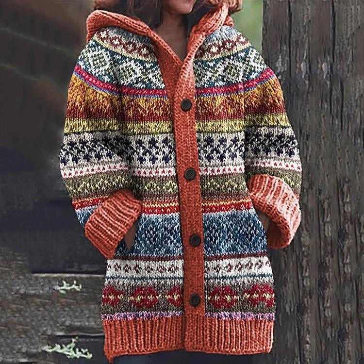 Helena - Women's Knit Cardigan for Effortless Sophistication (Plus Size Available)