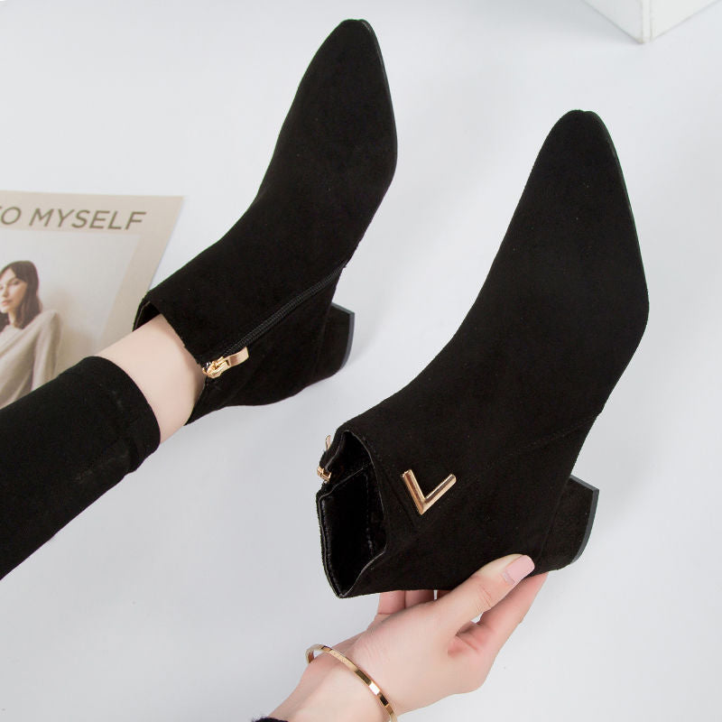 Isla - Women's Leather Ankle Boots