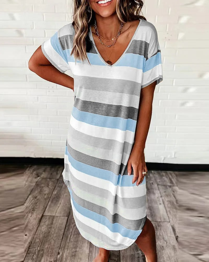 Mila - Women's Striped Summer Dress - photo 4