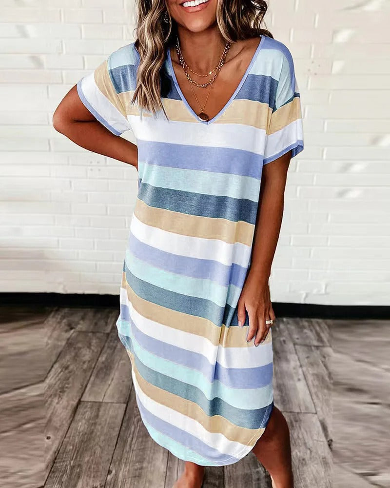 Mila - Women's Striped Summer Dress - photo 2