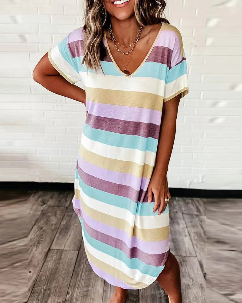 Mila - Women's Striped Summer Dress - photo 5