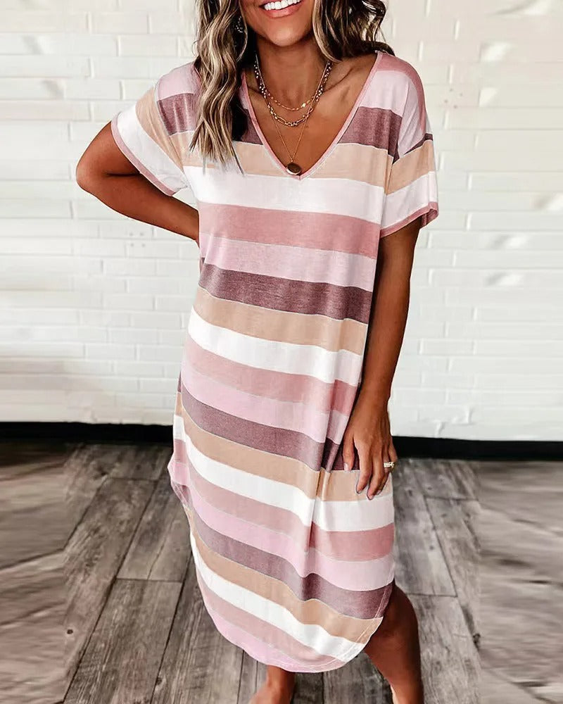 Mila - Women's Striped Summer Dress