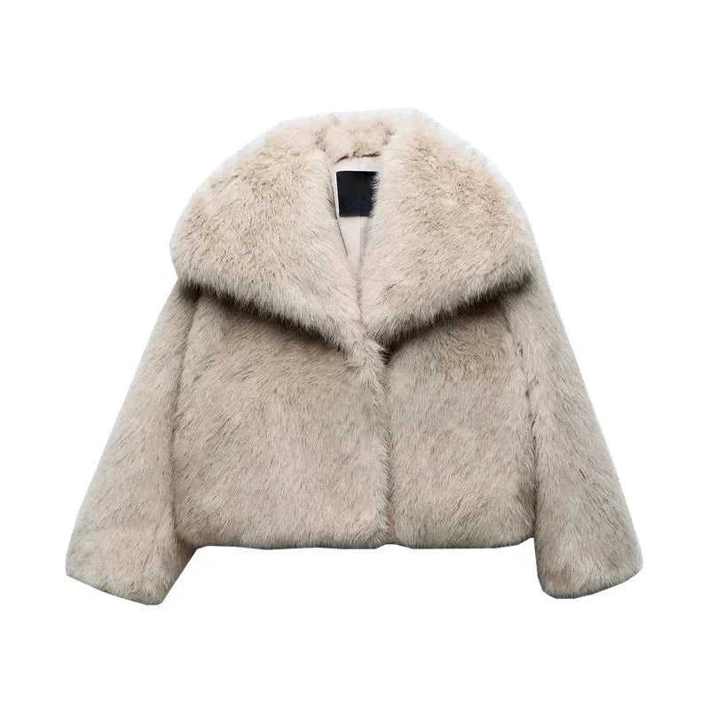 Women's Textured Blazer with Wide Collar