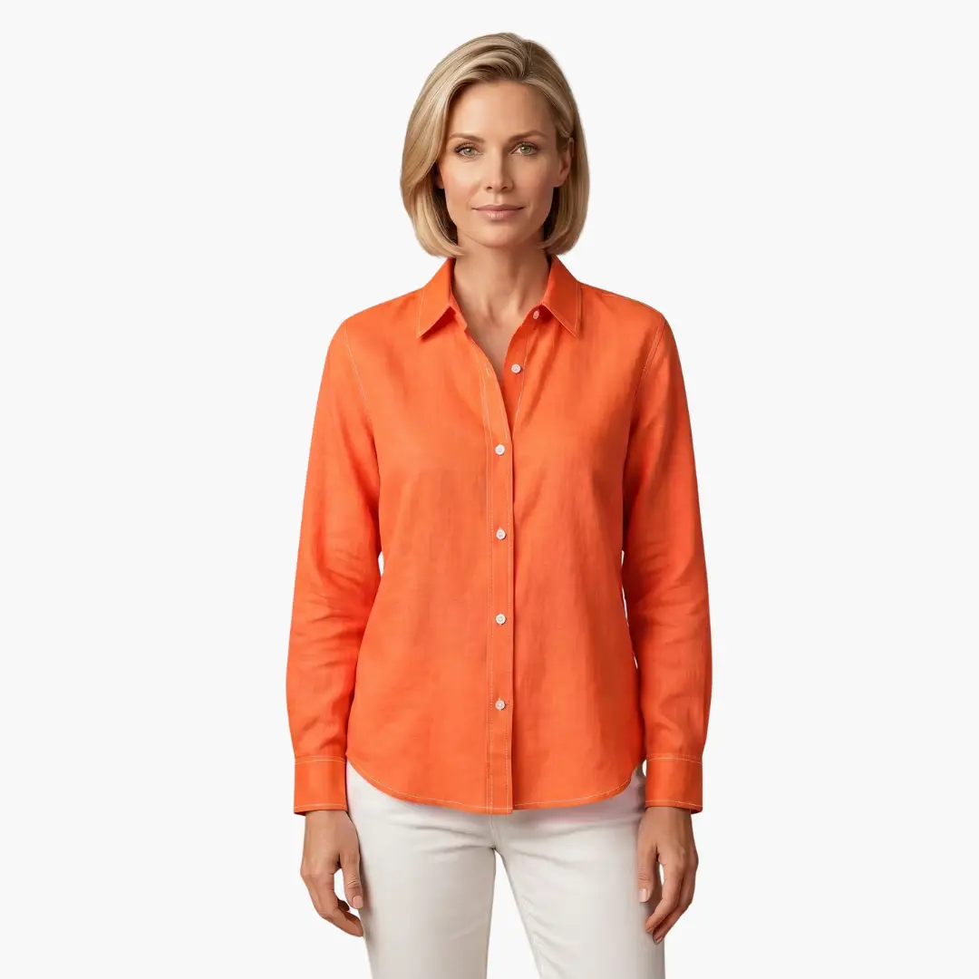 Carole - Women's Flowing Blouse with Long Sleeves