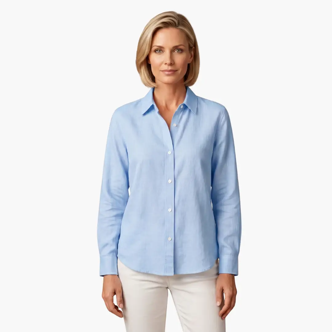 Carole - Women's Flowing Blouse with Long Sleeves