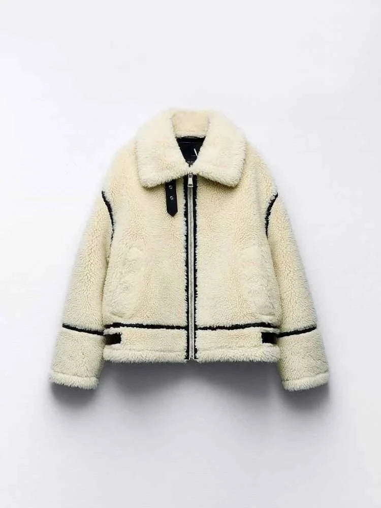 Vienna - Women's Oversized Jacket in Fleece Lining - photo 1