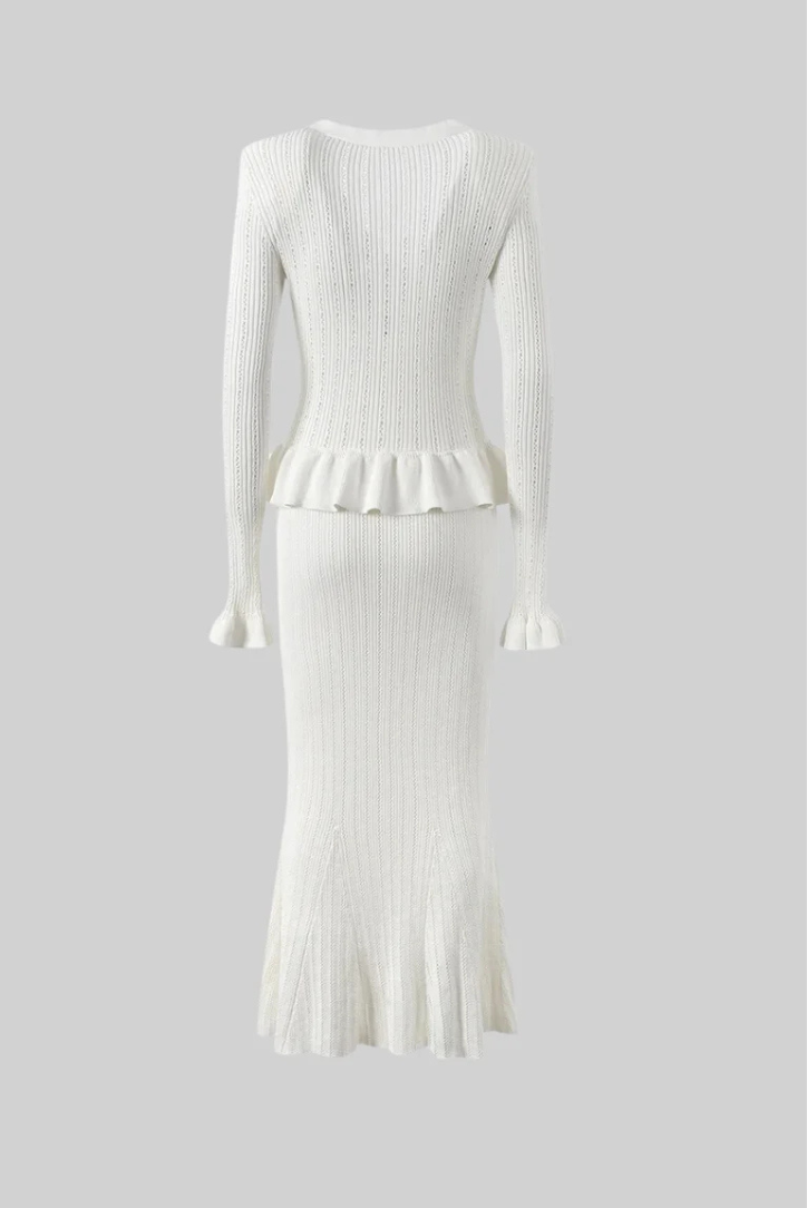 Viola - Women's Knit Top and Skirt Set - photo 7