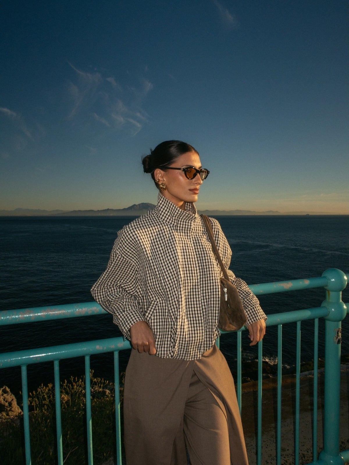 Viola - Women's Relaxed Jacket with Button Front - photo 4