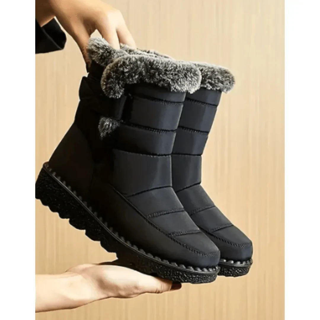 Women's Waterproof Fur-Lined Winter Boots