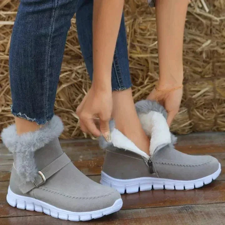Winslet - Women's Ankle Boots with Buckle Strap and Slip-On Design - photo 1