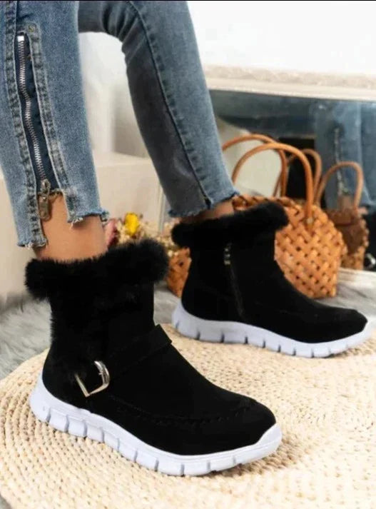 Winslet - Women's Ankle Boots with Buckle Strap and Slip-On Design - photo 4