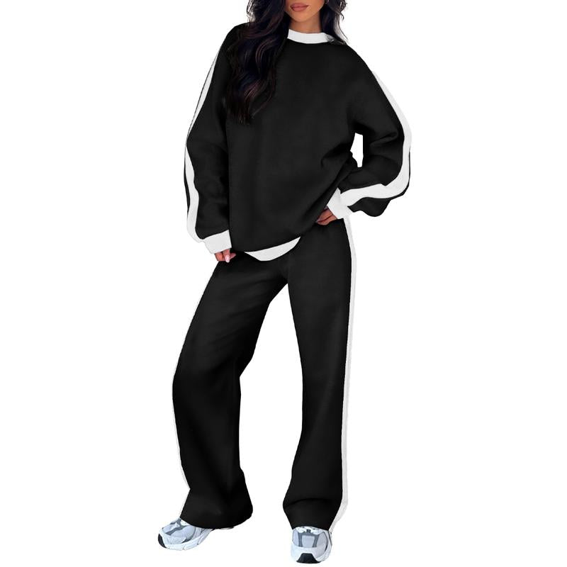 Orpha - Women's Relaxed Two-Piece Set in Sweatshirt Pants - photo 4