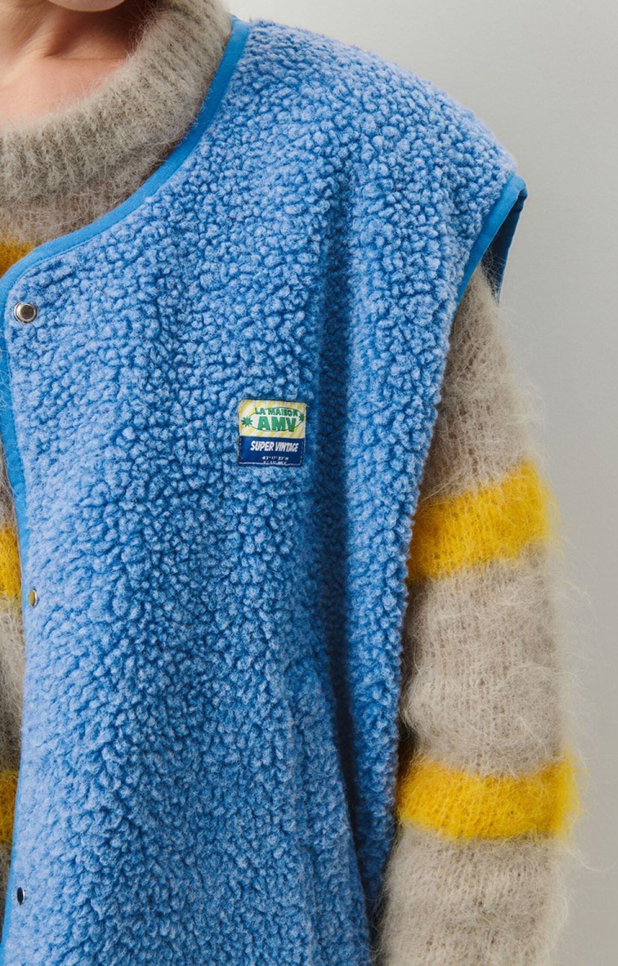 Pansy - Women's Tailored Vest in Button-Front Fleece - photo 19