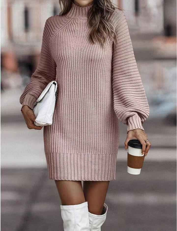 Isabel - Vestido de punto suave entallado para mujer