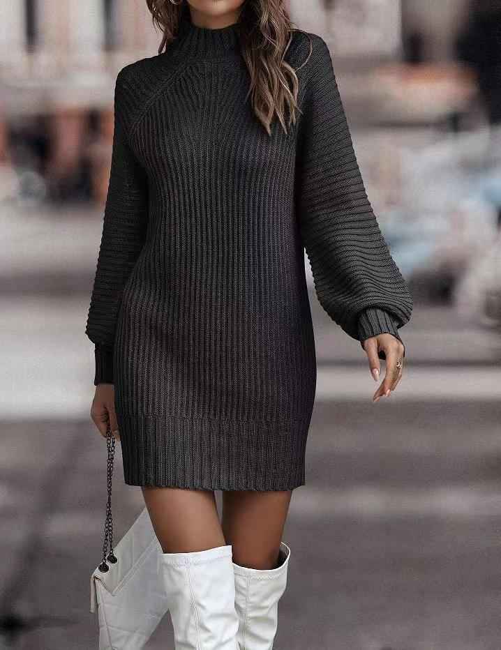 Isabel - Vestido de punto suave entallado para mujer