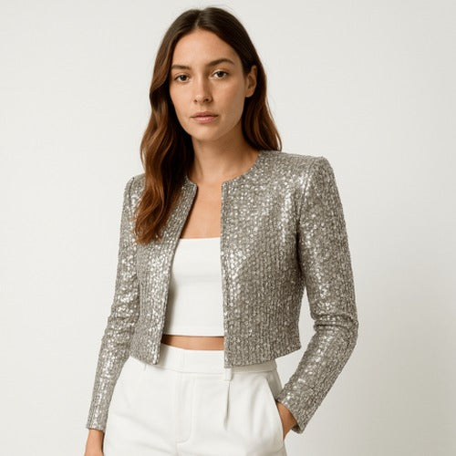 Women's Gold Tailored Blazer for Work and Evenings - photo 2