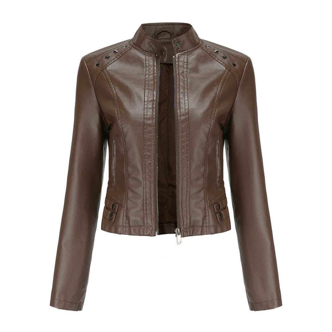 Women's Najla - Elegant Leather Jacket for Every Occasion – view 13
