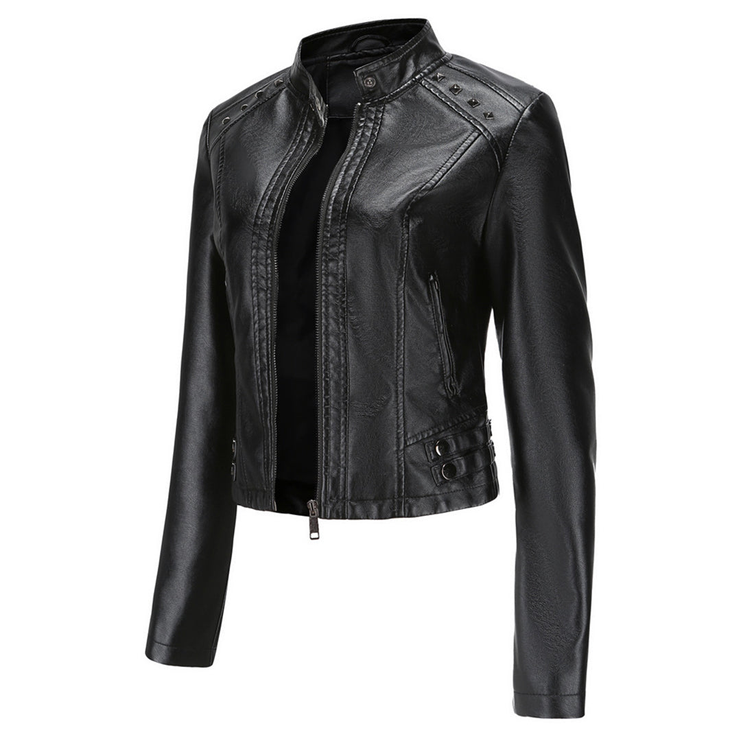 Women's Najla - Elegant Leather Jacket for Every Occasion – view 3