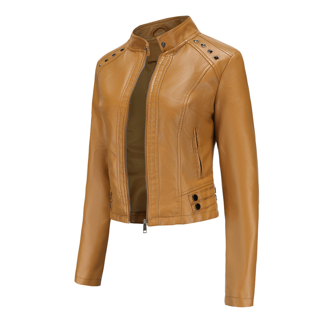Women's Najla - Elegant Leather Jacket for Every Occasion – view 6