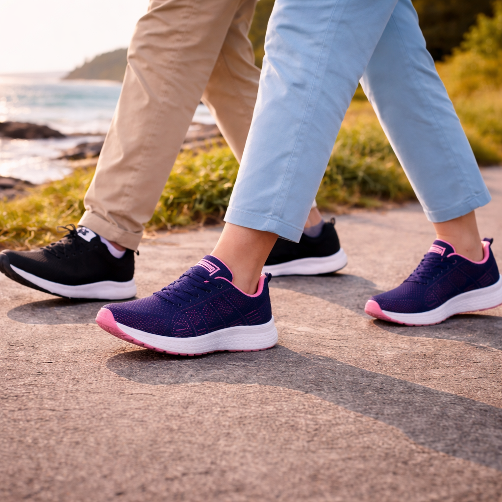 Sydney - Scarpe sportive ortopediche da donna con solette in gel