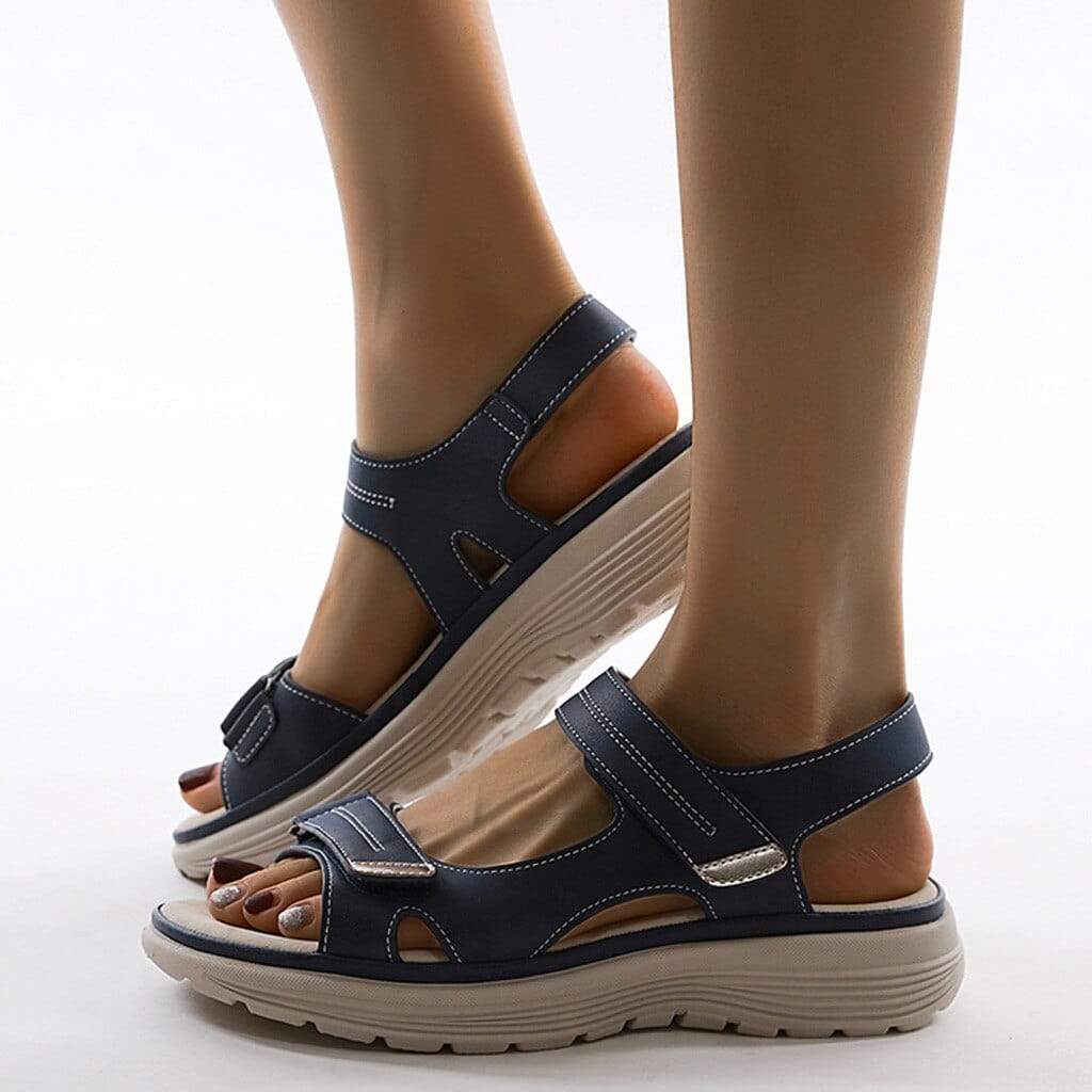 Sandalias ortopédicas para mujer con correas ajustables
