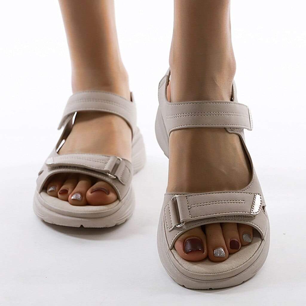 Sandalias ortopédicas para mujer con correas ajustables