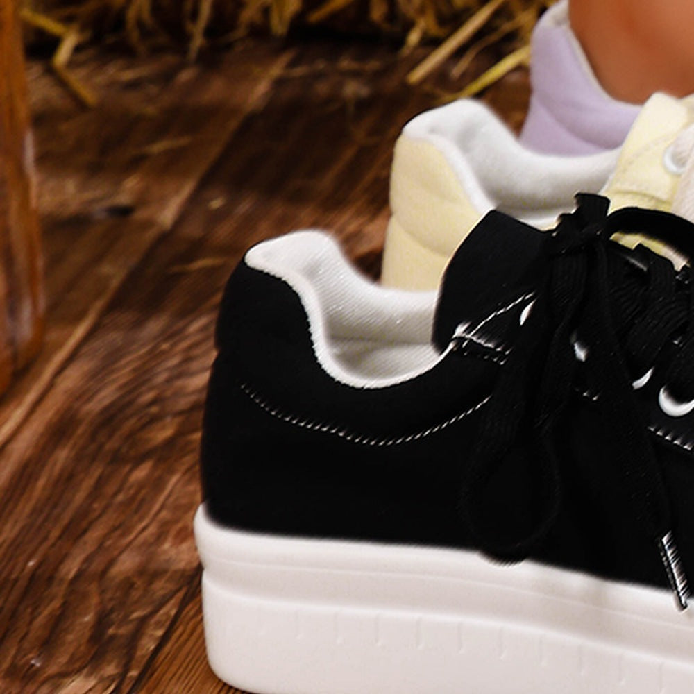 Devon - Women's Platform Sneakers with Chunky Sole