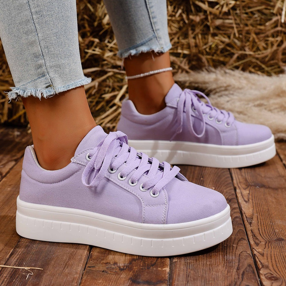 Devon - Women's Platform Sneakers with Chunky Sole
