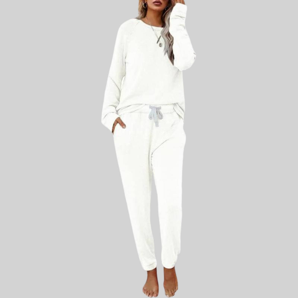 Women's Two-Piece Lounge Set Relaxed Fit – view 6