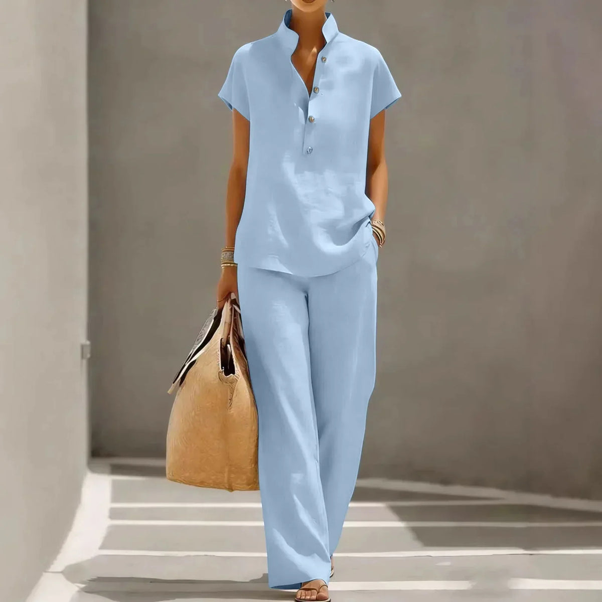 Yara - Women's Relaxed Two-Piece Set - photo 1