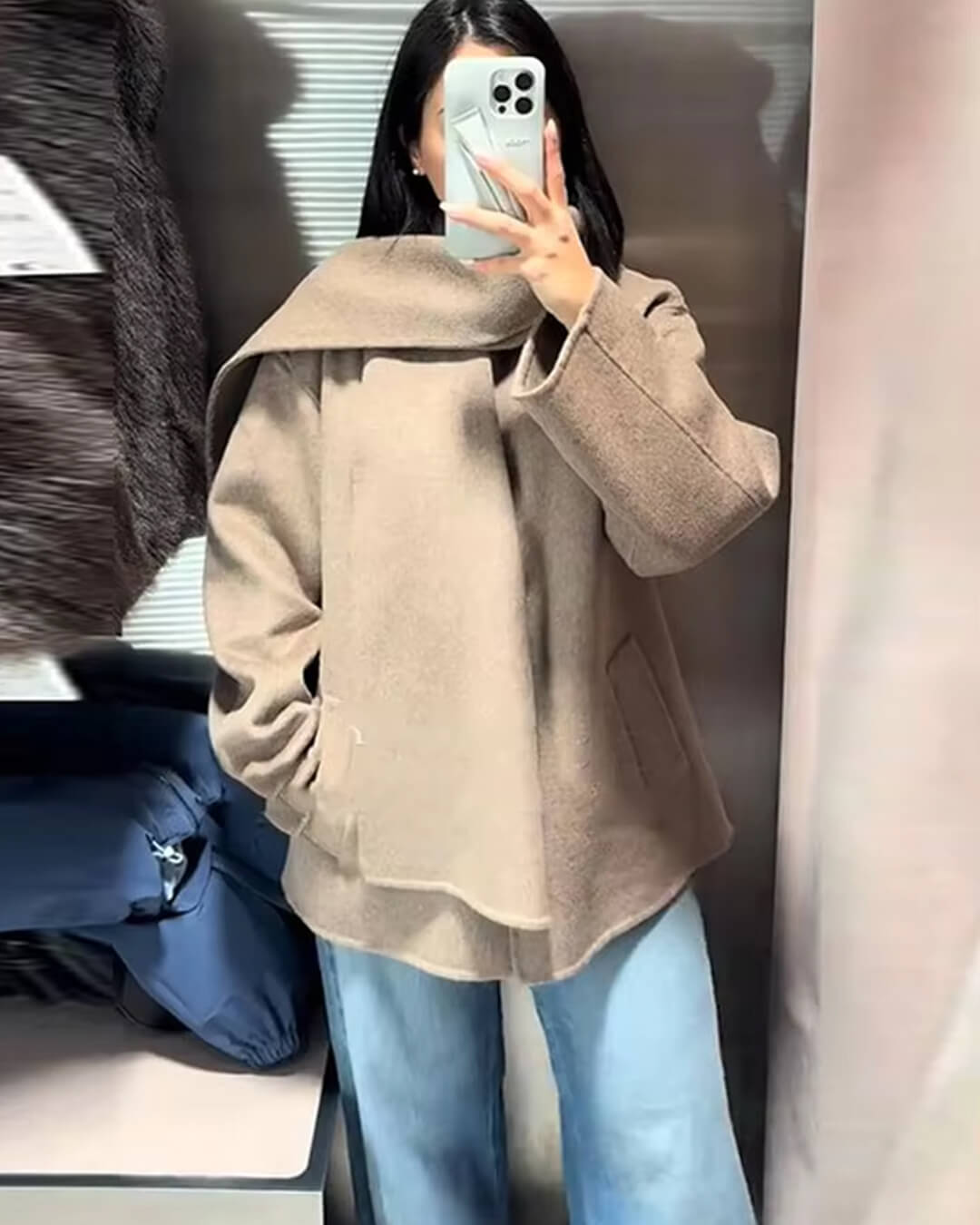 Zadie - Women's Coat with Long Sleeves - photo 7