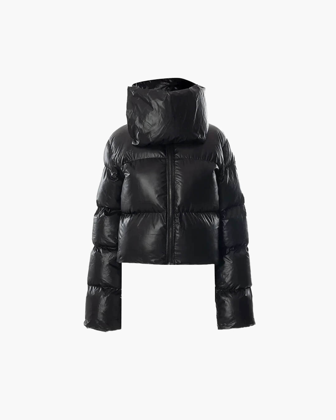 Zena - Women's Oversized Puffer Jacket with Zip Front - photo 3