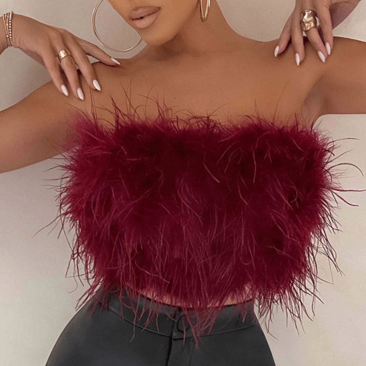 Zora-Lee - Women's Fitted Top with High Waist - photo 9