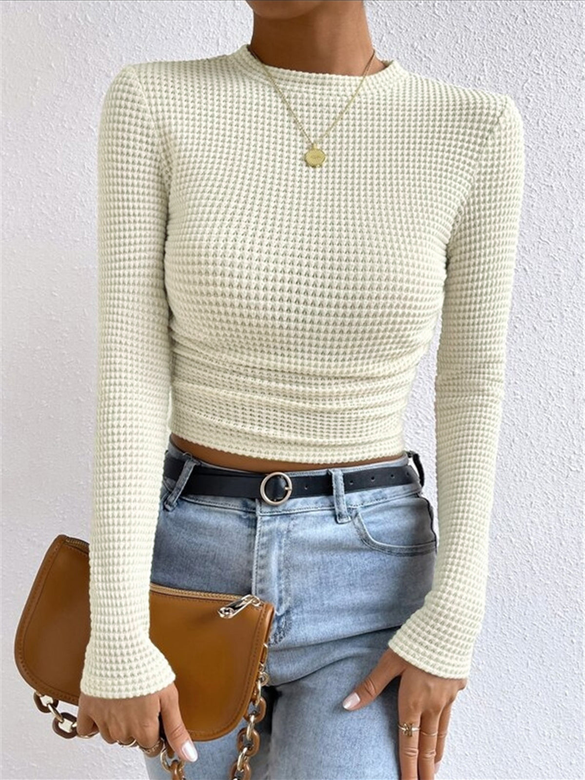 Zora-Lee - Women's Jumper in Knit with Long Sleeves - photo 1
