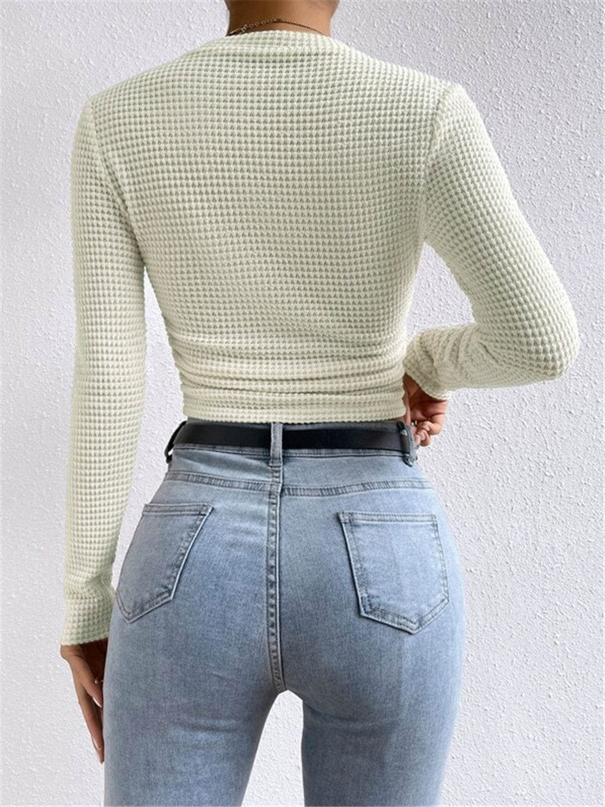 Zora-Lee - Women's Jumper in Knit with Long Sleeves - photo 7