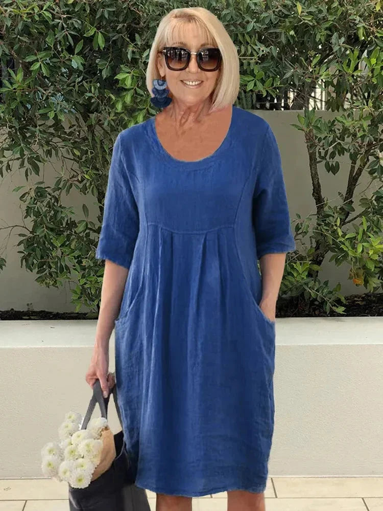 Women's Tunic Dress with Side Pockets
