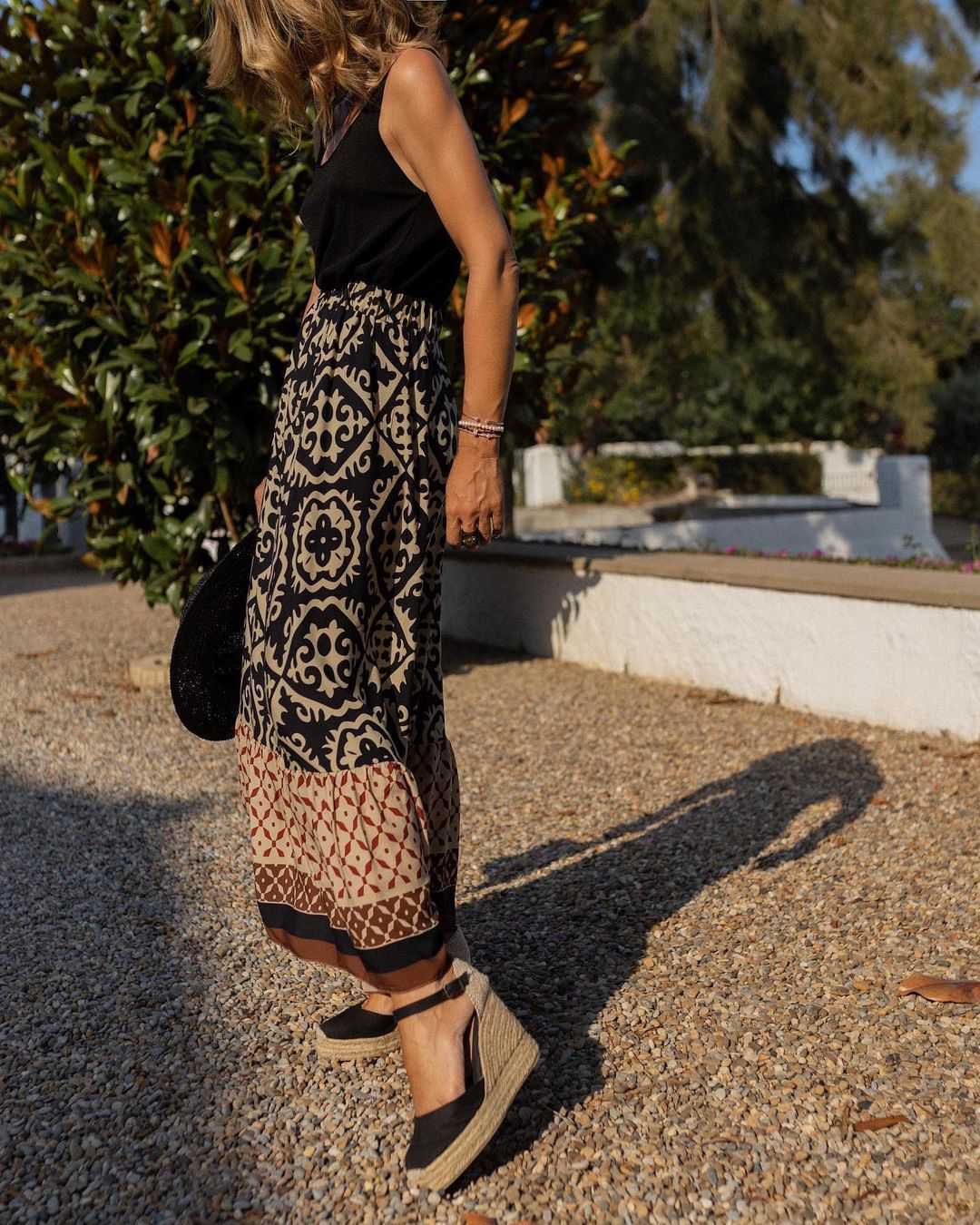 Abby - Women's Bree Boho Maxi Skirt with Adjustable Waist for Effortless Bohemian Style - photo 8