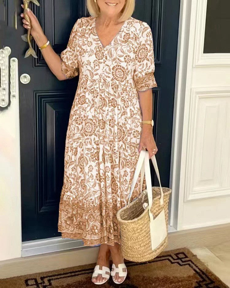 Camilla - Women's Relaxed Summer Maxi Dress