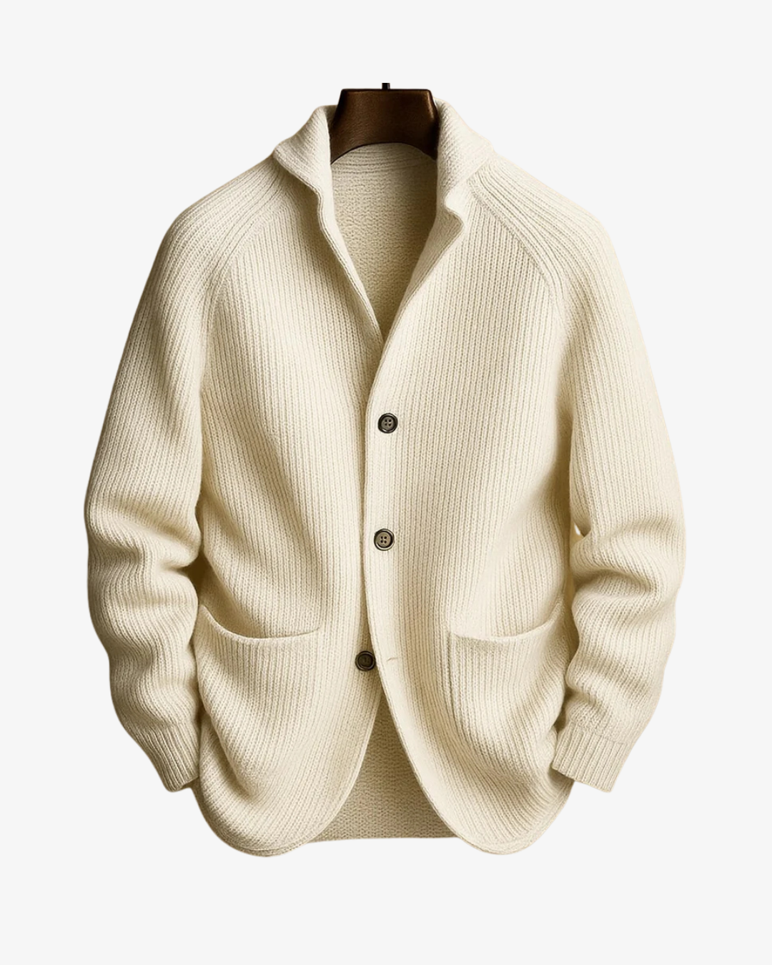 Cardigan en maille ajusté pour femme, boutonné sur le devant