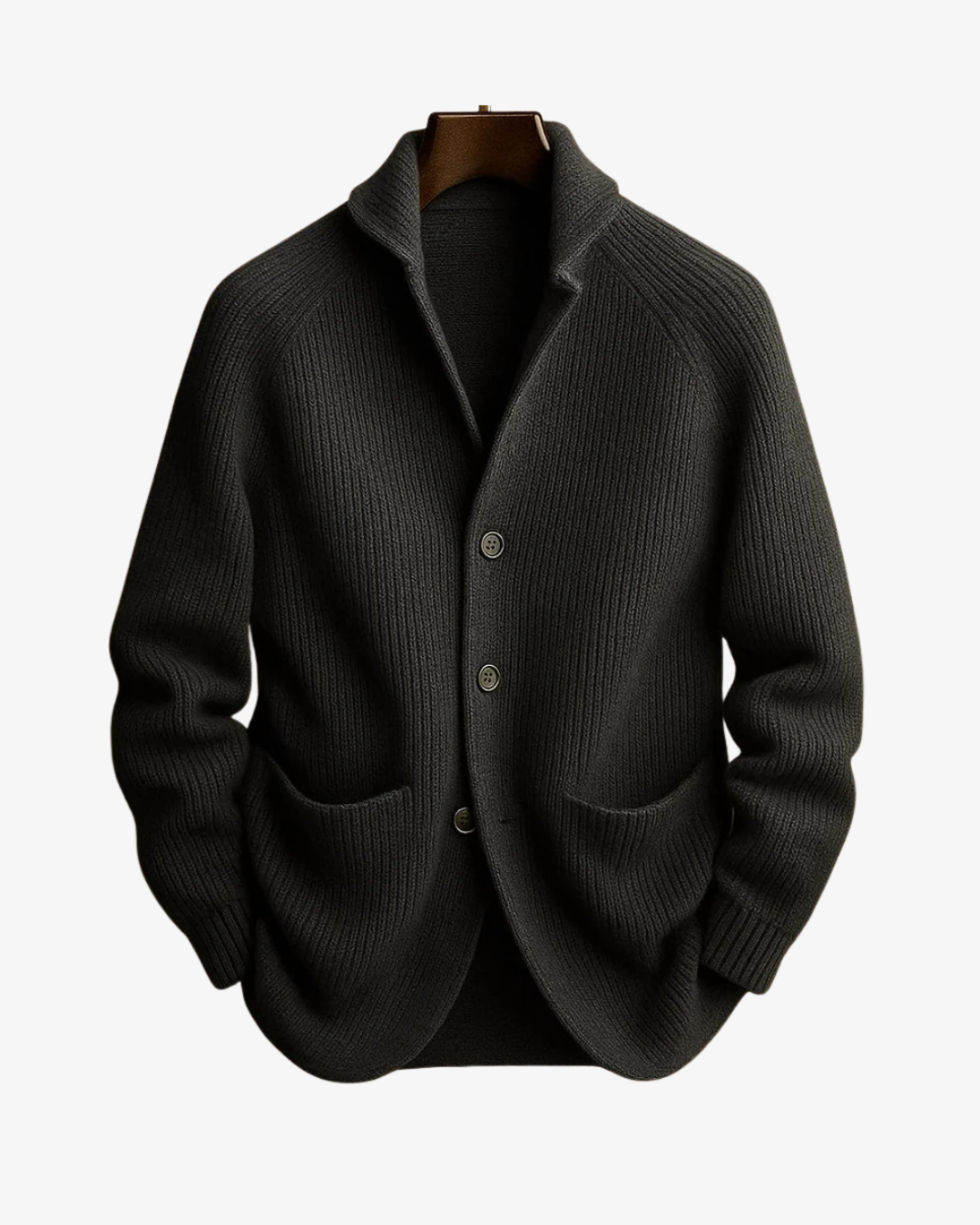 Cardigan en maille ajusté pour femme, boutonné sur le devant