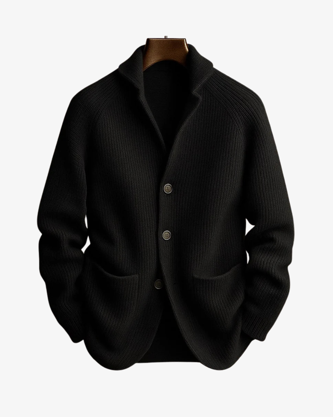 Cardigan en maille ajusté pour femme, boutonné sur le devant