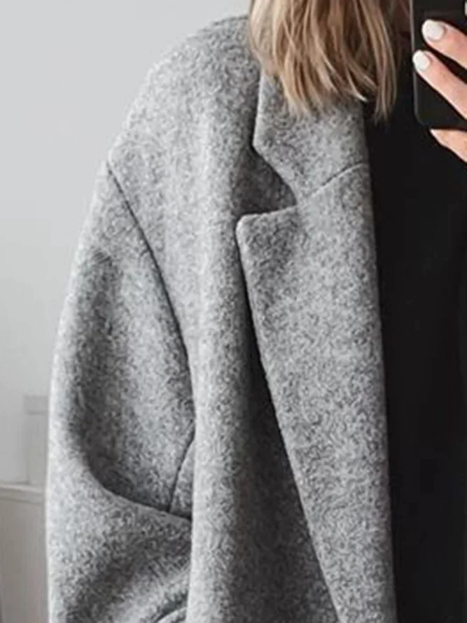 Madeline - Women's Long Comfortable Coat (Plus Size Available)