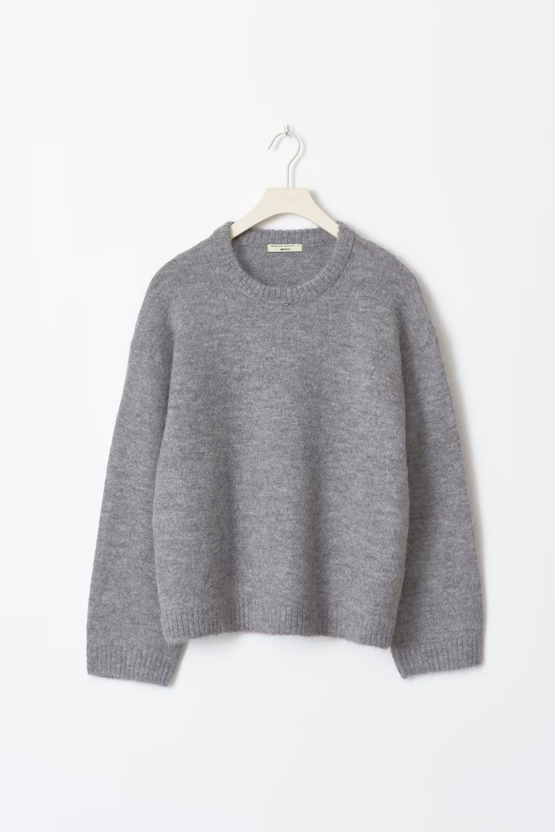 Maglione da donna in maglia dal taglio morbido con scollo rotondo