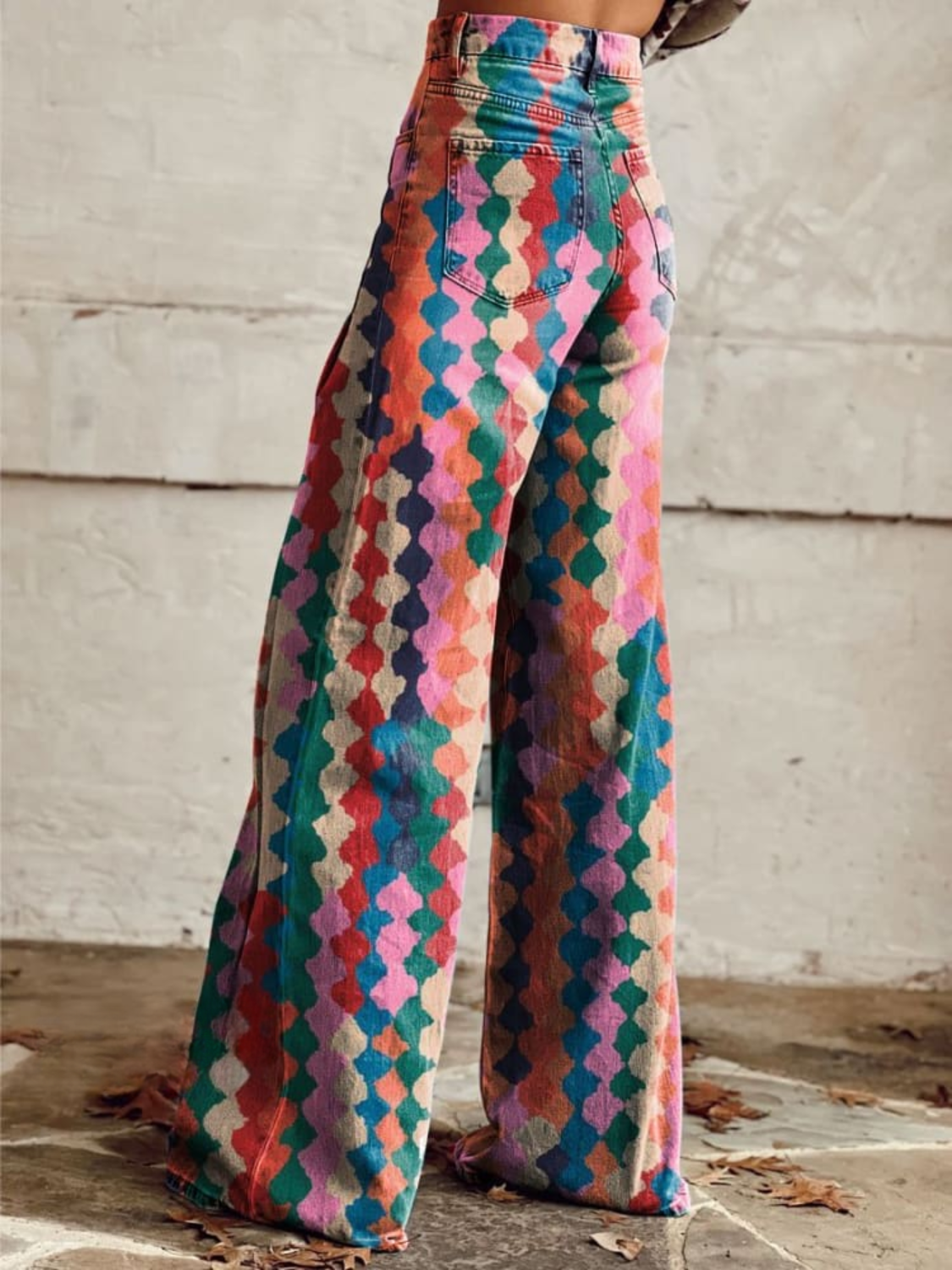 Matilda - Women's Vintage Wide Leg Pants (Plus Size Available)