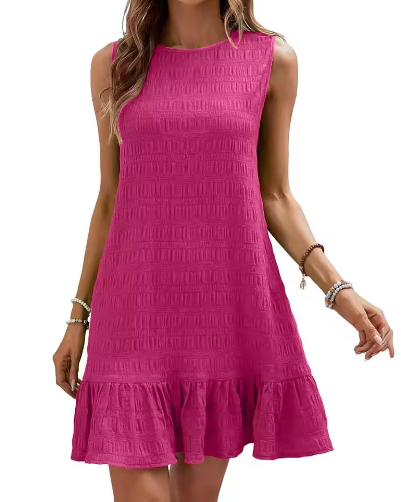 Luciana - Women's Textured Mini Dress