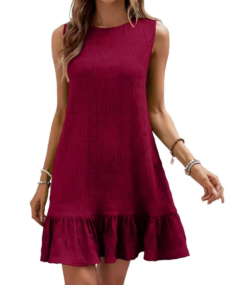 Luciana - Women's Textured Mini Dress