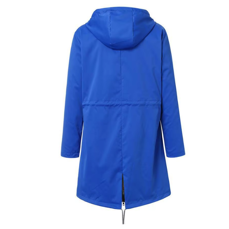 Yvonne - Imperméable à capuche pour femme, léger et coupe-vent