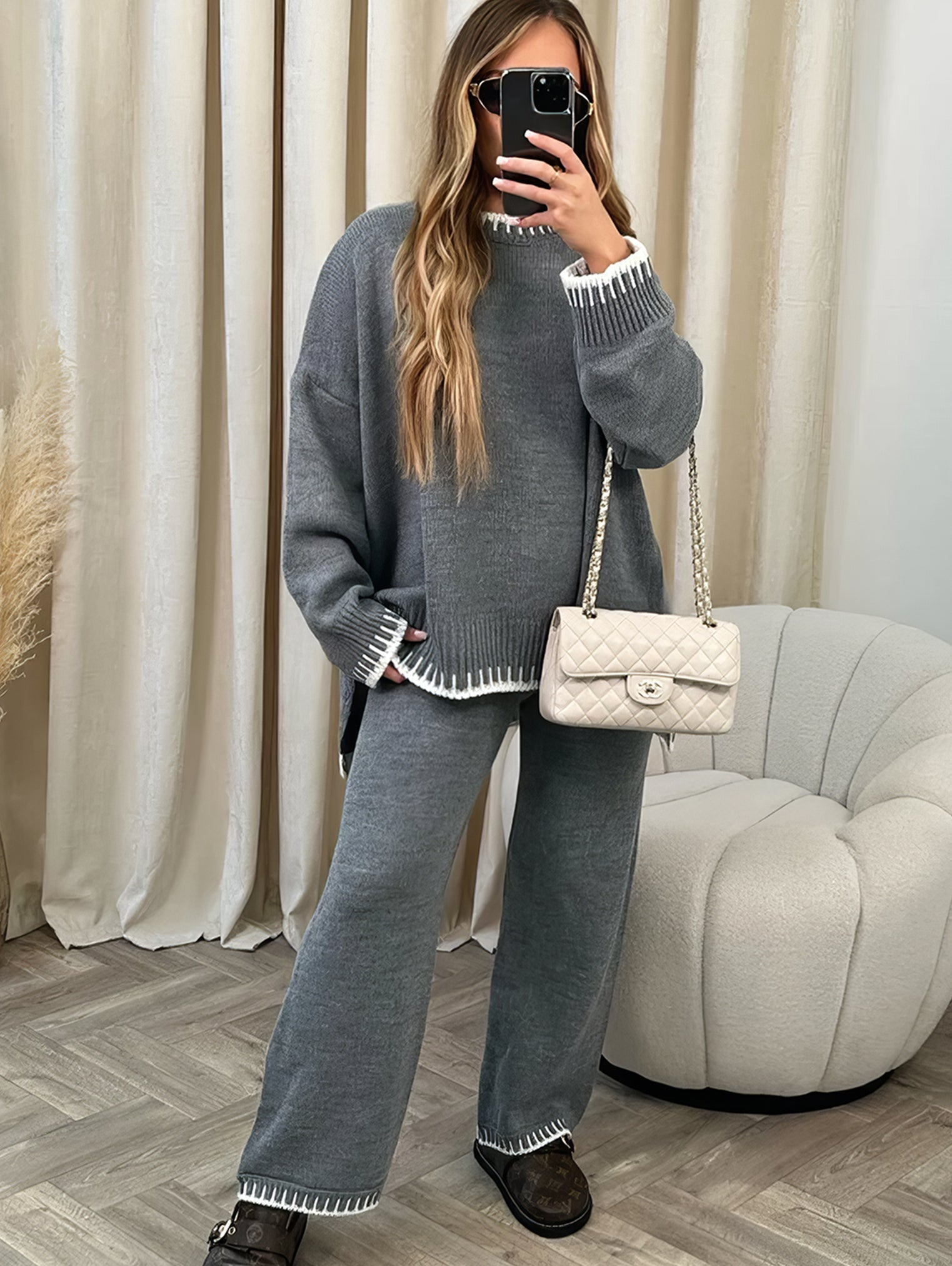 Giselle - Women's Contrast Stitch Set