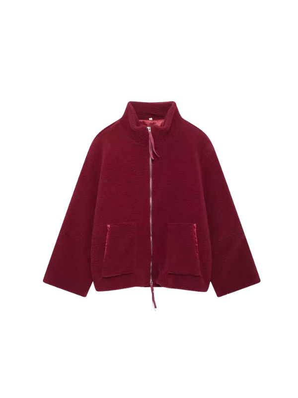 Daphne - Women's Oversized Sherpa Fleece Jacket Ultra-Soft and Stylish for Cold Weather