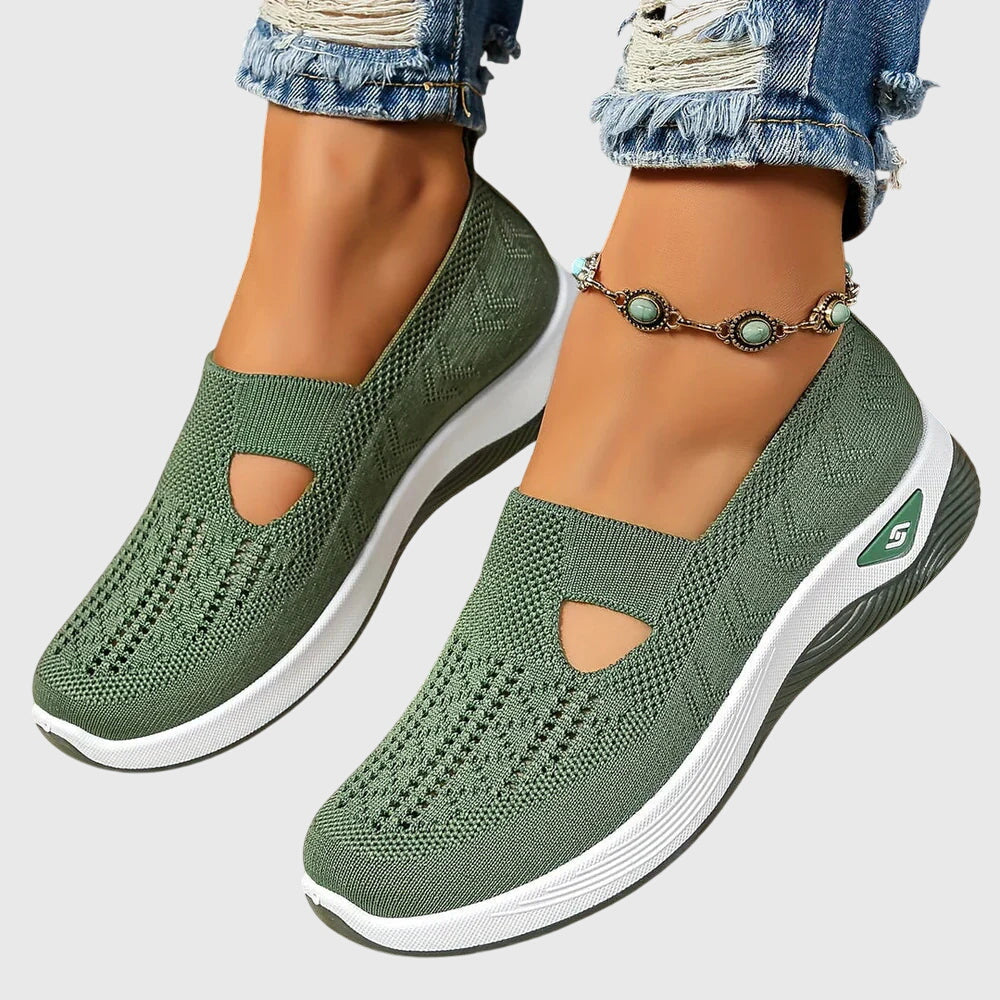 Orthopedic Slip-On Shoes in Purple